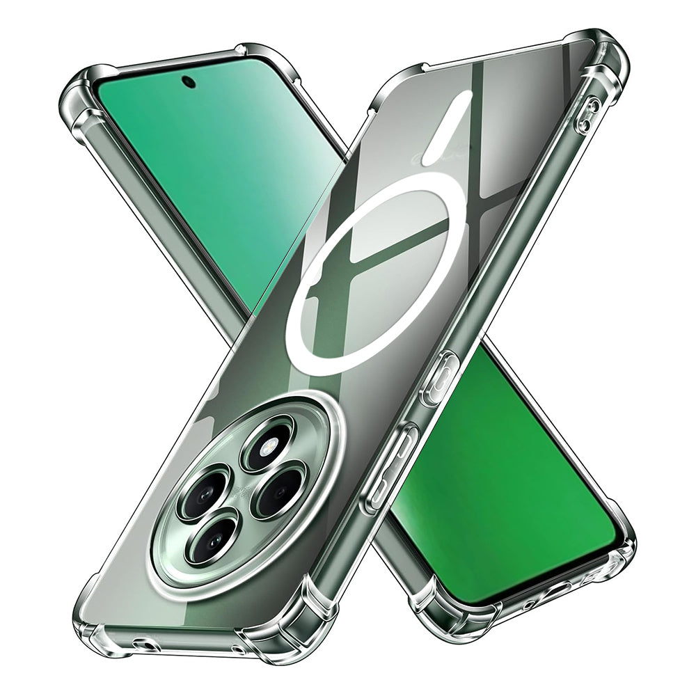 MagSafe Case for Oppo Reno12 FS 5G / Reno12 FS 4G / Reno12 F 4G / Reno12 F, Techsuit, Shockproof, Transparent