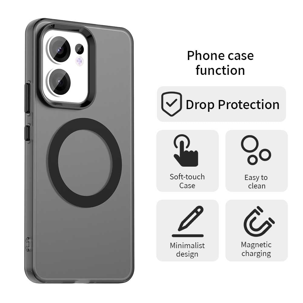 MagSafe Case for Oppo Reno13 FS 5G / Reno13 F 4G / Reno13 F, Techsuit, CandyCase, Black