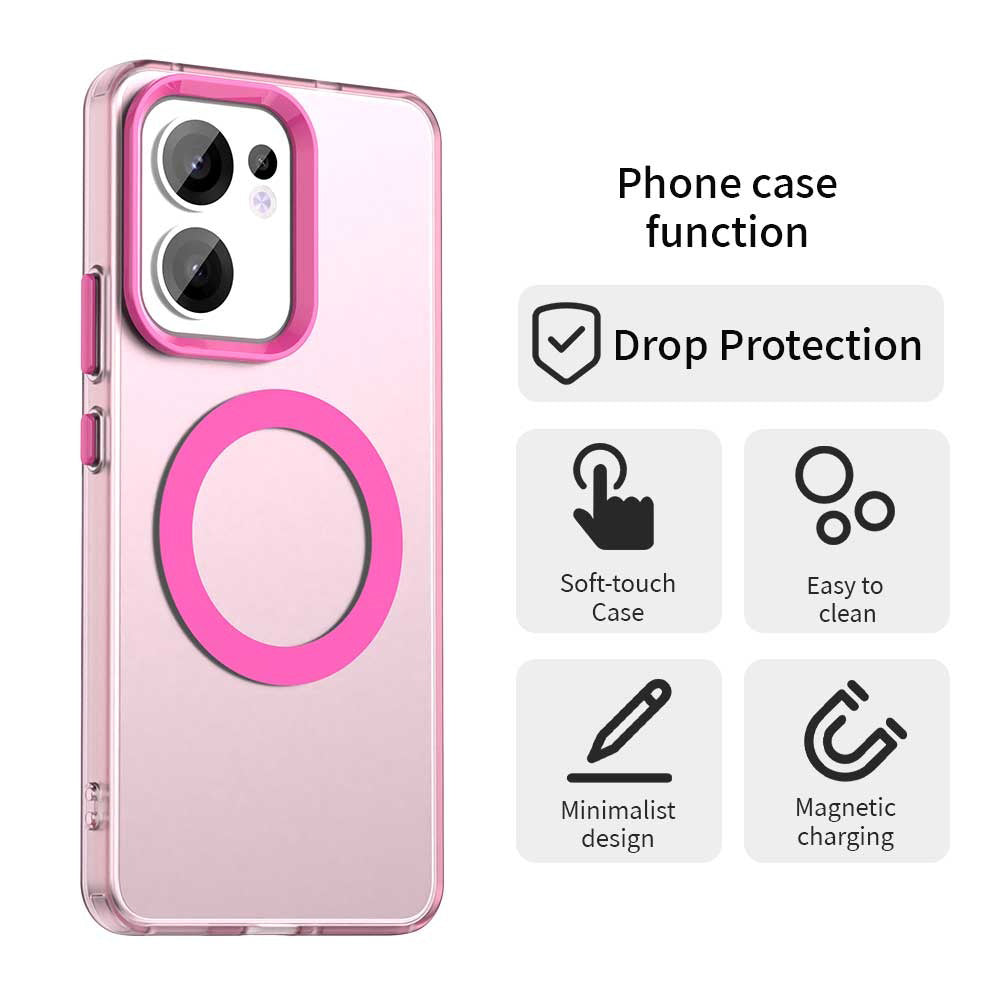 MagSafe Case for Oppo Reno13 FS 5G / Reno13 F 4G / Reno13 F, Techsuit, CandyCase, Pink