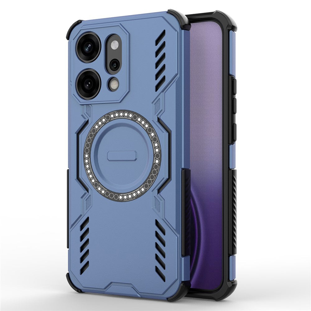 Etui MagSafe do Oppo Reno14 Pro, Techsuit, ArmorMag, Niebieskie