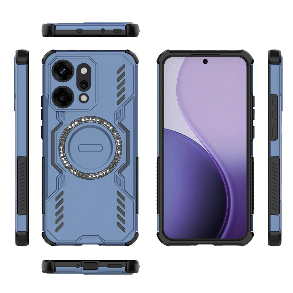 Etui MagSafe do Oppo Reno14 Pro, Techsuit, ArmorMag, Niebieskie