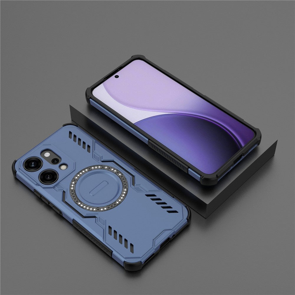 Etui MagSafe do Oppo Reno14 Pro, Techsuit, ArmorMag, Niebieskie