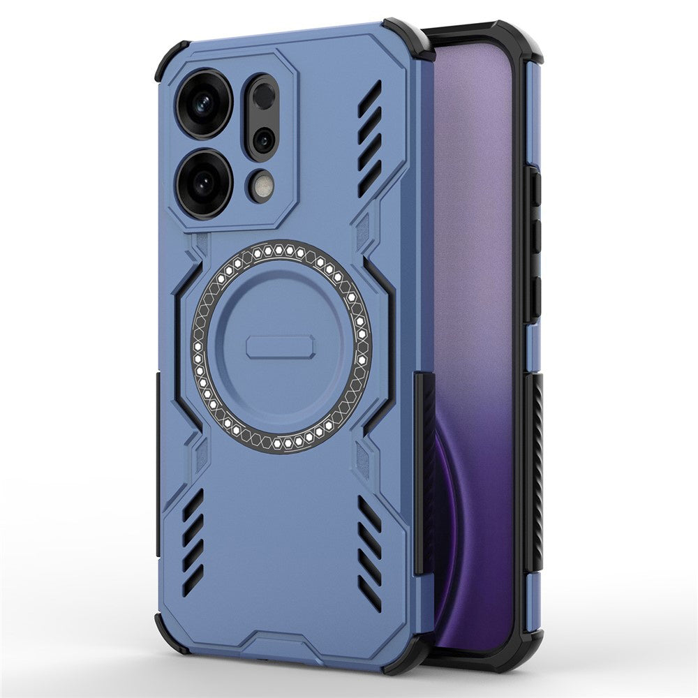 Etui MagSafe do Oppo Reno14, Techsuit, ArmorMag, Niebieskie