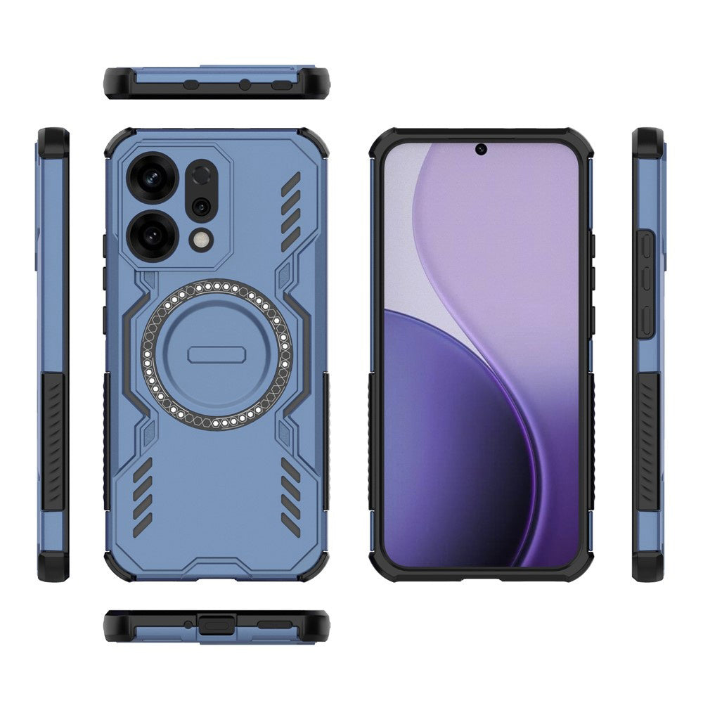 Etui MagSafe do Oppo Reno14, Techsuit, ArmorMag, Niebieskie