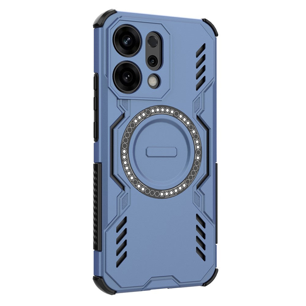 Etui MagSafe do Oppo Reno14, Techsuit, ArmorMag, Niebieskie