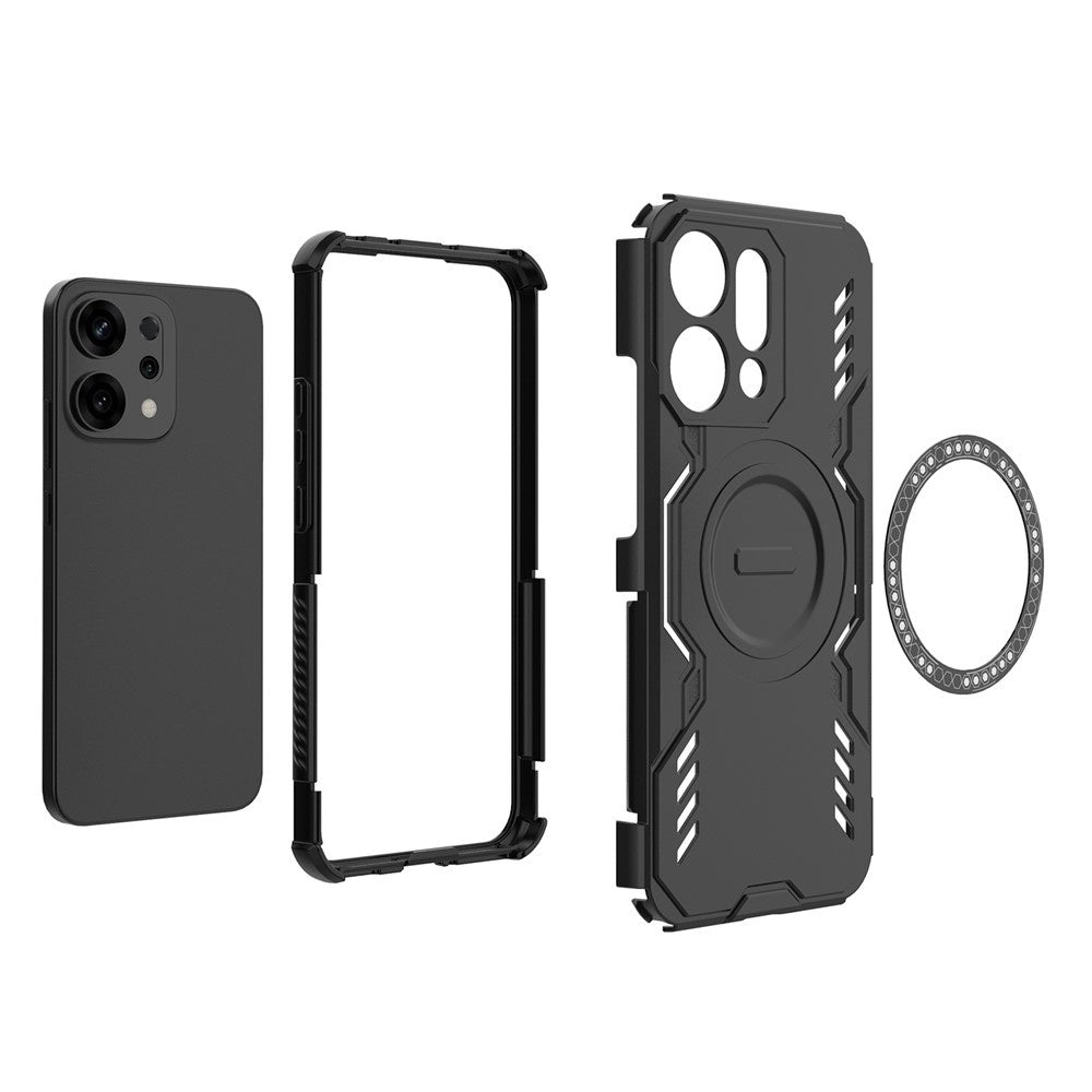 Etui MagSafe do Oppo Reno14, Techsuit, ArmorMag, Niebieskie