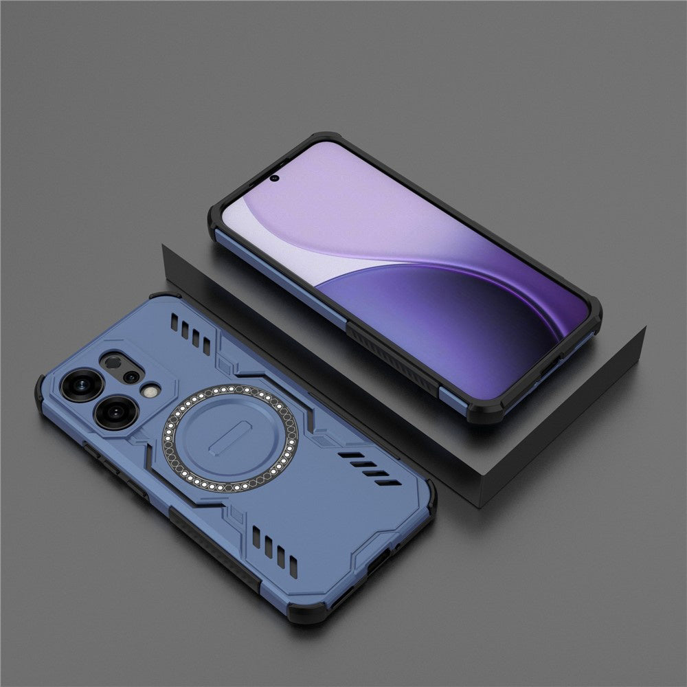 Etui MagSafe do Oppo Reno14, Techsuit, ArmorMag, Niebieskie