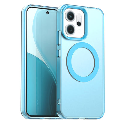 Etui MagSafe dla Oppo Reno14, Techsuit, CandyCase, Niebieskie