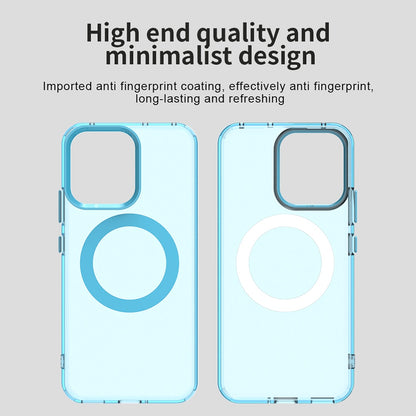 Etui MagSafe dla Oppo Reno14, Techsuit, CandyCase, Niebieskie
