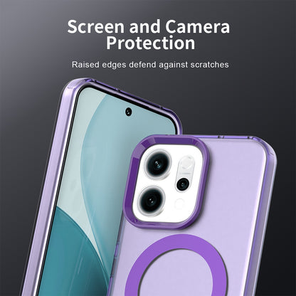 Etui MagSafe dla Oppo Reno14, Techsuit, CandyCase, Fioletowy