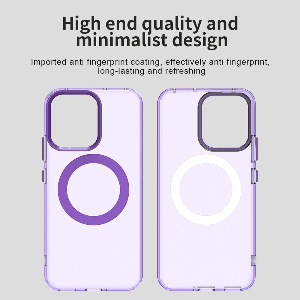 Etui MagSafe dla Oppo Reno14, Techsuit, CandyCase, Fioletowy