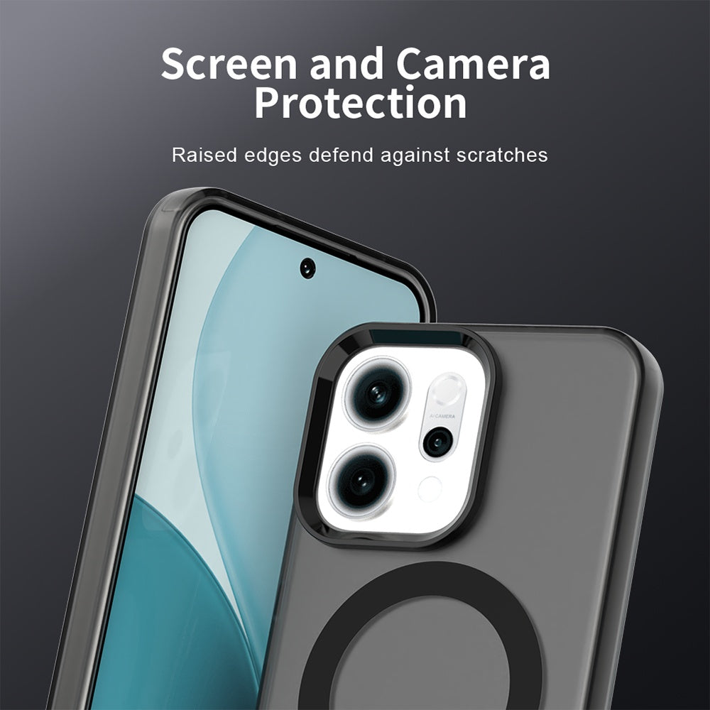 Etui MagSafe dla Oppo Reno14, Techsuit, CandyCase, Czarne