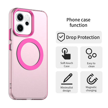 Etui MagSafe dla Oppo Reno14, Techsuit, CandyCase, Różowy