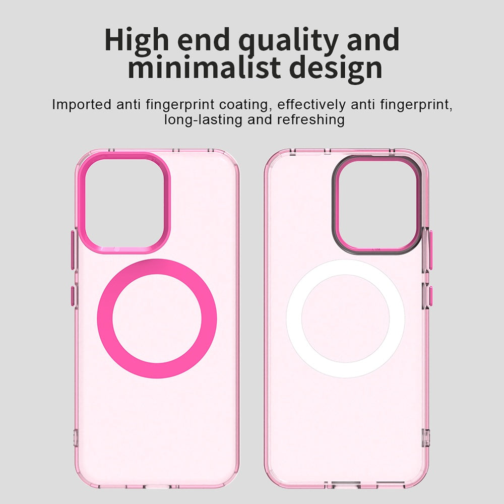 Etui MagSafe dla Oppo Reno14, Techsuit, CandyCase, Różowy