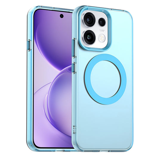 Etui MagSafe do Oppo Reno16 F / Reno16 FS, Techsuit, CandyCase, Niebieskie