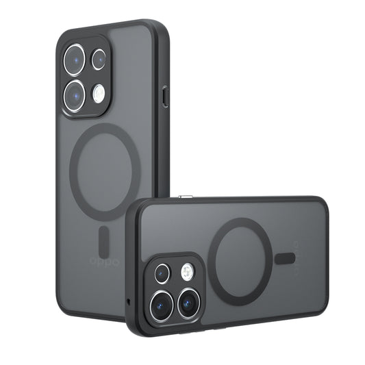 Etui MagSafe do Oppo Reno16 F / Reno16 FS, Techsuit, PureFrost, Czarna Satynowa