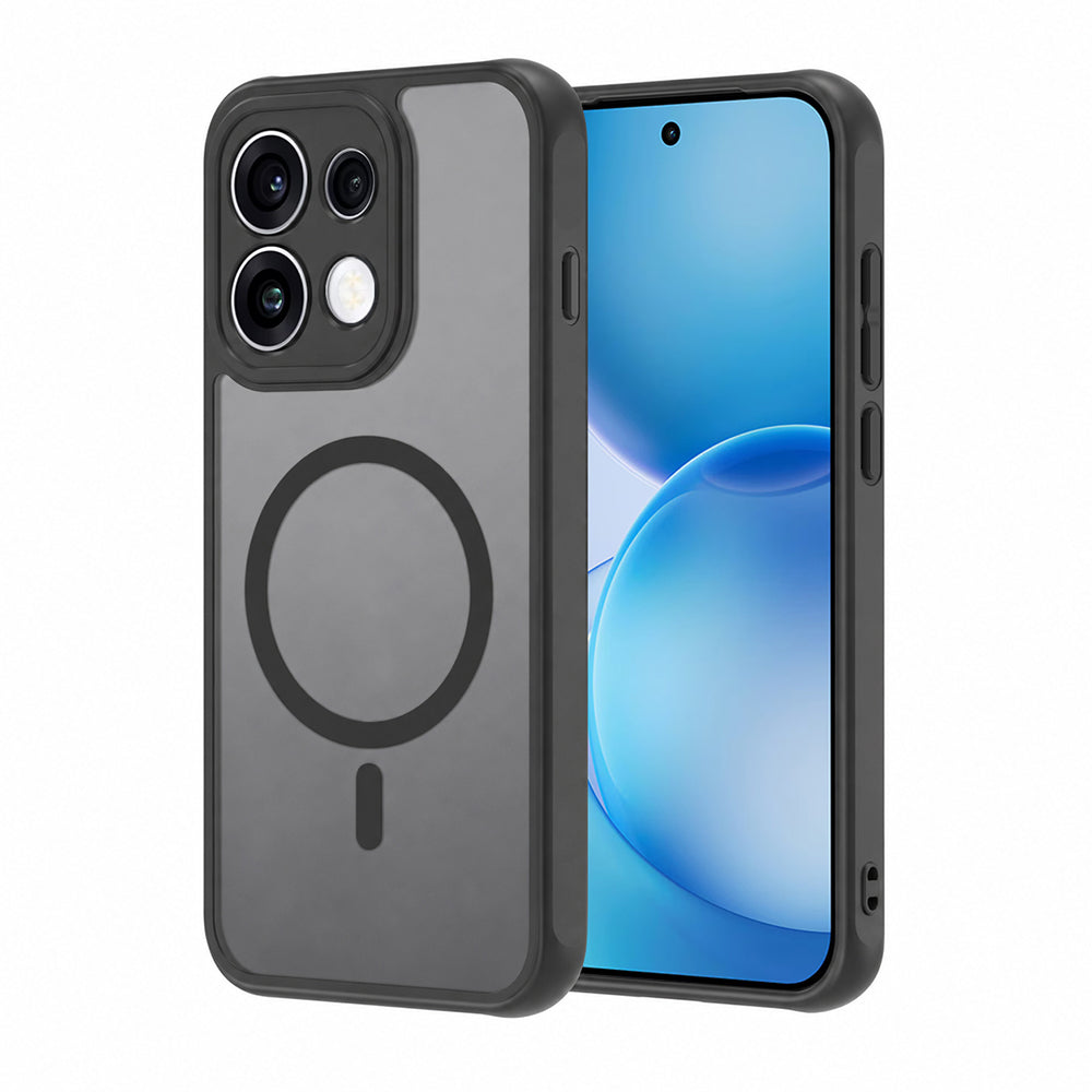 Etui MagSafe do Oppo Reno16 Pro, Techsuit, HaloFrost II, czarne