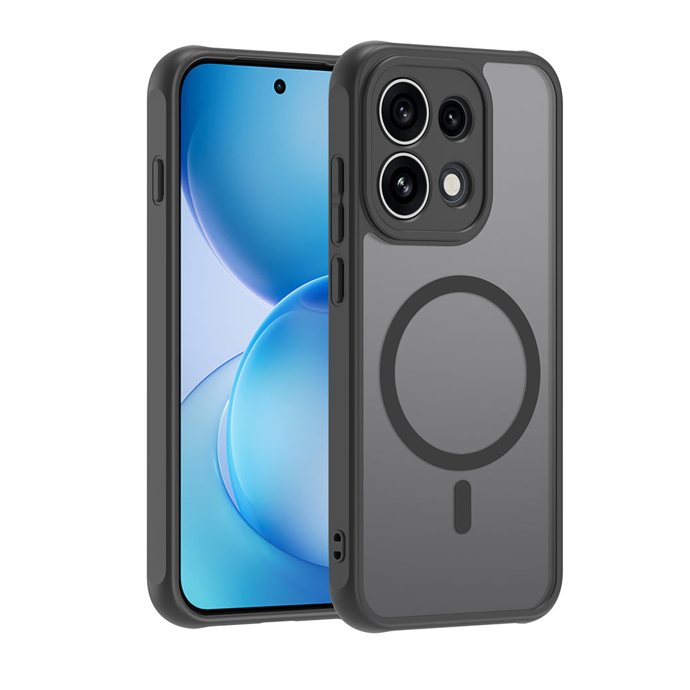 Etui MagSafe do Oppo Reno16 Pro, Techsuit, HaloFrost II, czarne