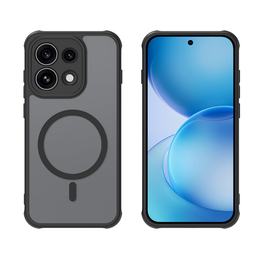 Etui MagSafe do Oppo Reno16 Pro, Techsuit, HaloFrost II, czarne