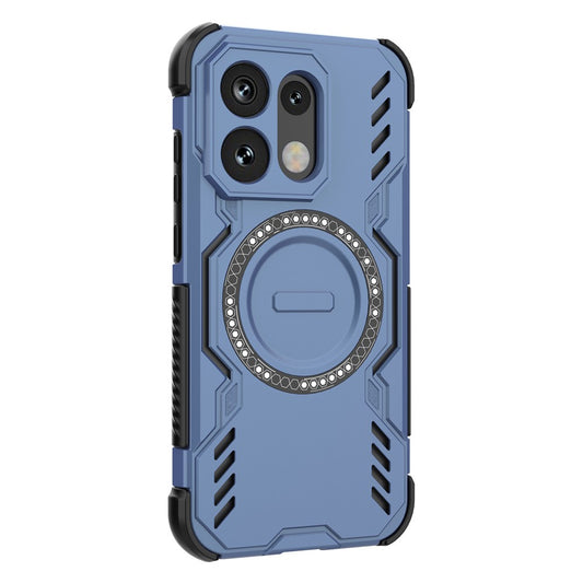 Etui MagSafe do Oppo Reno16 / Reno16 Pro, Techsuit, ArmorMag, Niebieskie