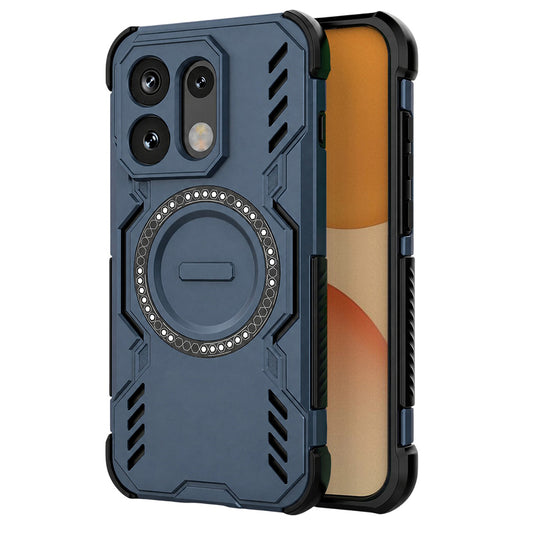 Etui MagSafe do Oppo Reno16 / Reno16 Pro, Techsuit, ArmorMag, Niebieskie