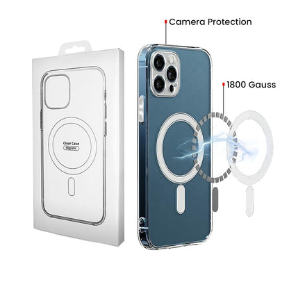 Etui MagSafe do Samsung Galaxy S26 S942, OEM, 1800 Gauss, Przezroczyste