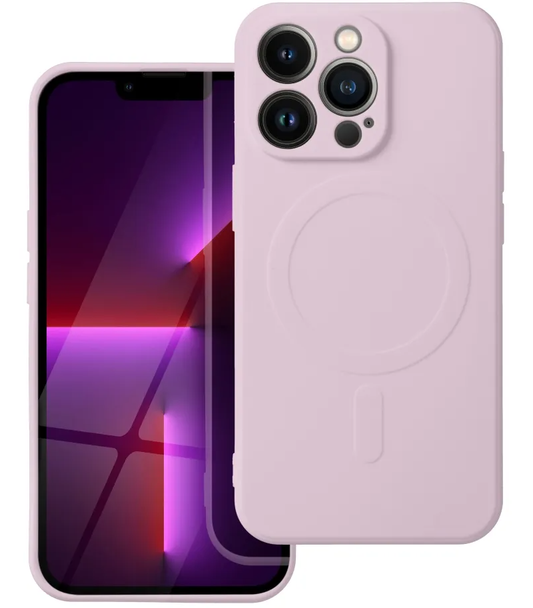 Etui MagSafe do Samsung Galaxy A57 5G, OEM, Silicone Mag, Różowe