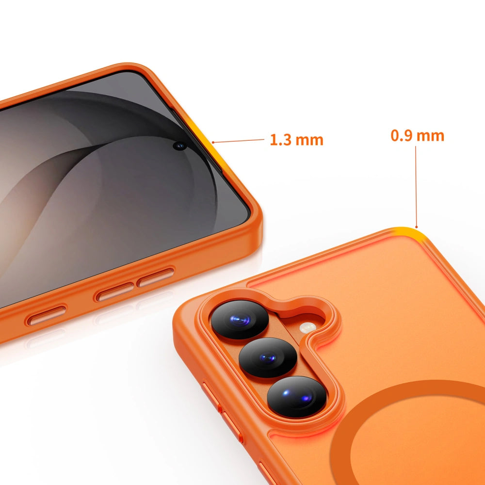 MagSafe Case for Samsung Galaxy S26 Ultra S948, Tech-Protect, Magmat, Matte Orange