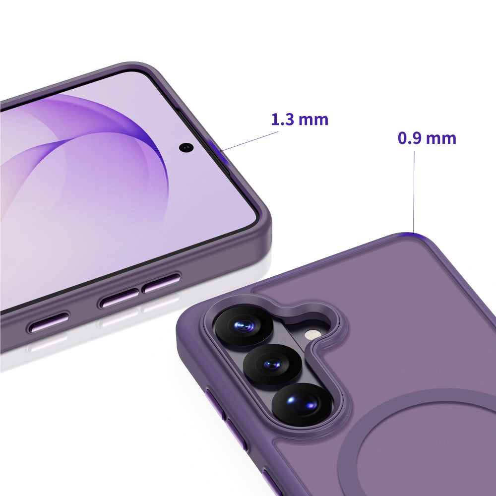 Etui MagSafe do Samsung Galaxy S26 S942, Tech-Protect, Magmat, Fioletowy Matowy