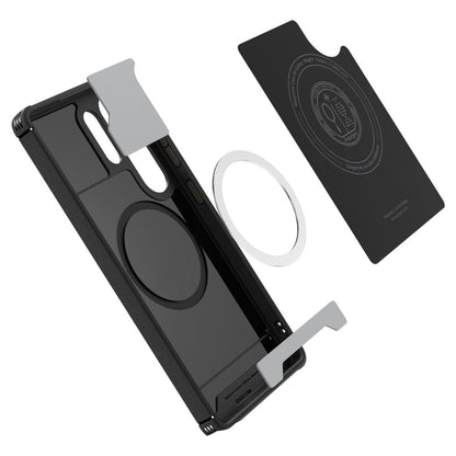 Etui MagSafe dla Samsung Galaxy S25 Ultra S938, Spigen, Mag Armor, Czarne ACS08913