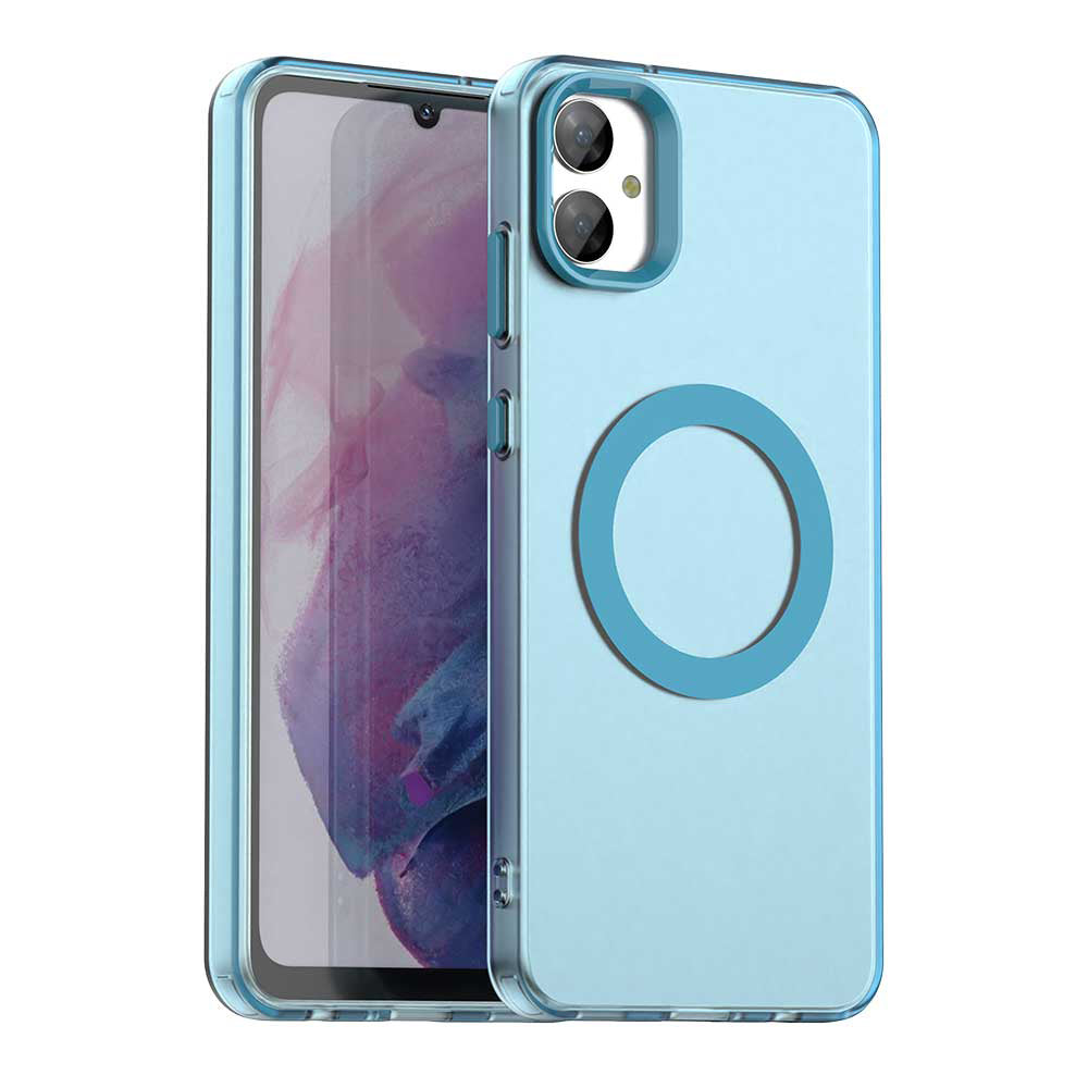 Etui MagSafe do Samsung Galaxy A05 A055, Techsuit, CandyCase, Niebieskie