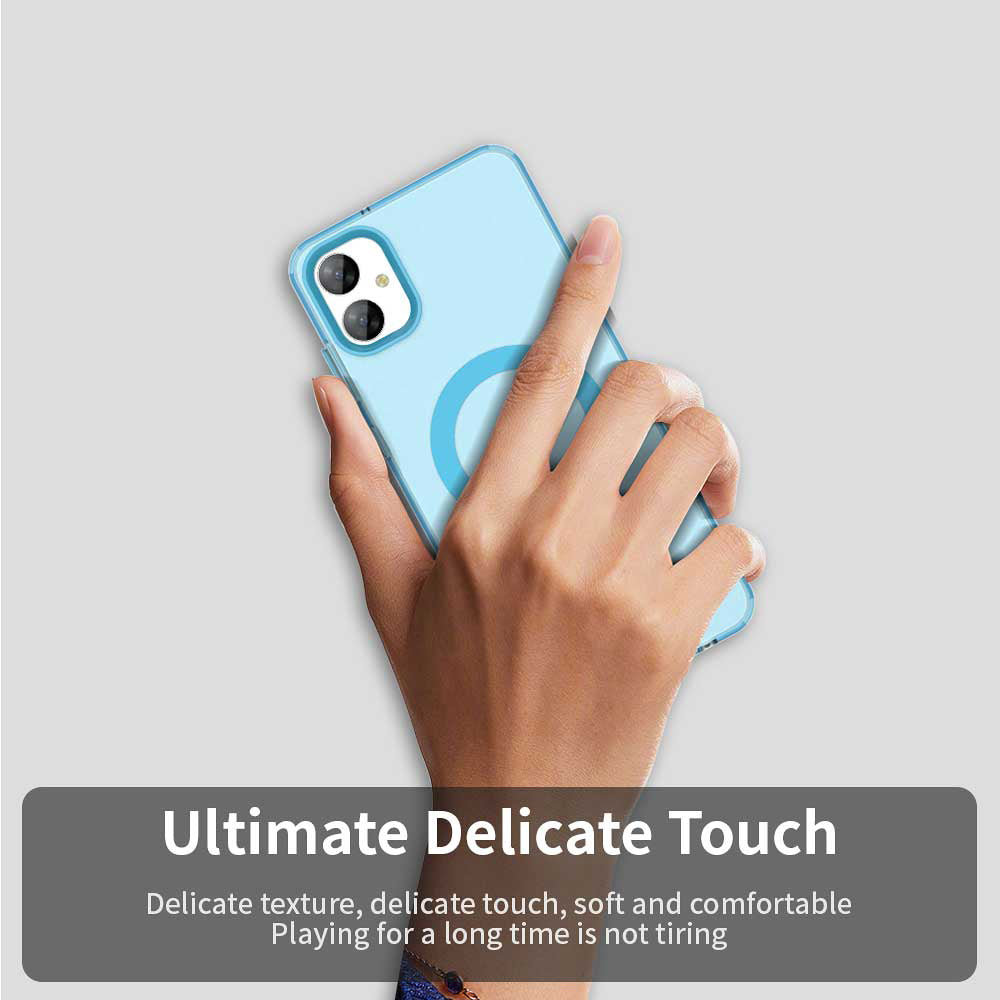 Etui MagSafe do Samsung Galaxy A05 A055, Techsuit, CandyCase, Niebieskie