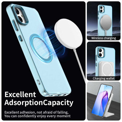 Etui MagSafe do Samsung Galaxy A05 A055, Techsuit, CandyCase, Niebieskie