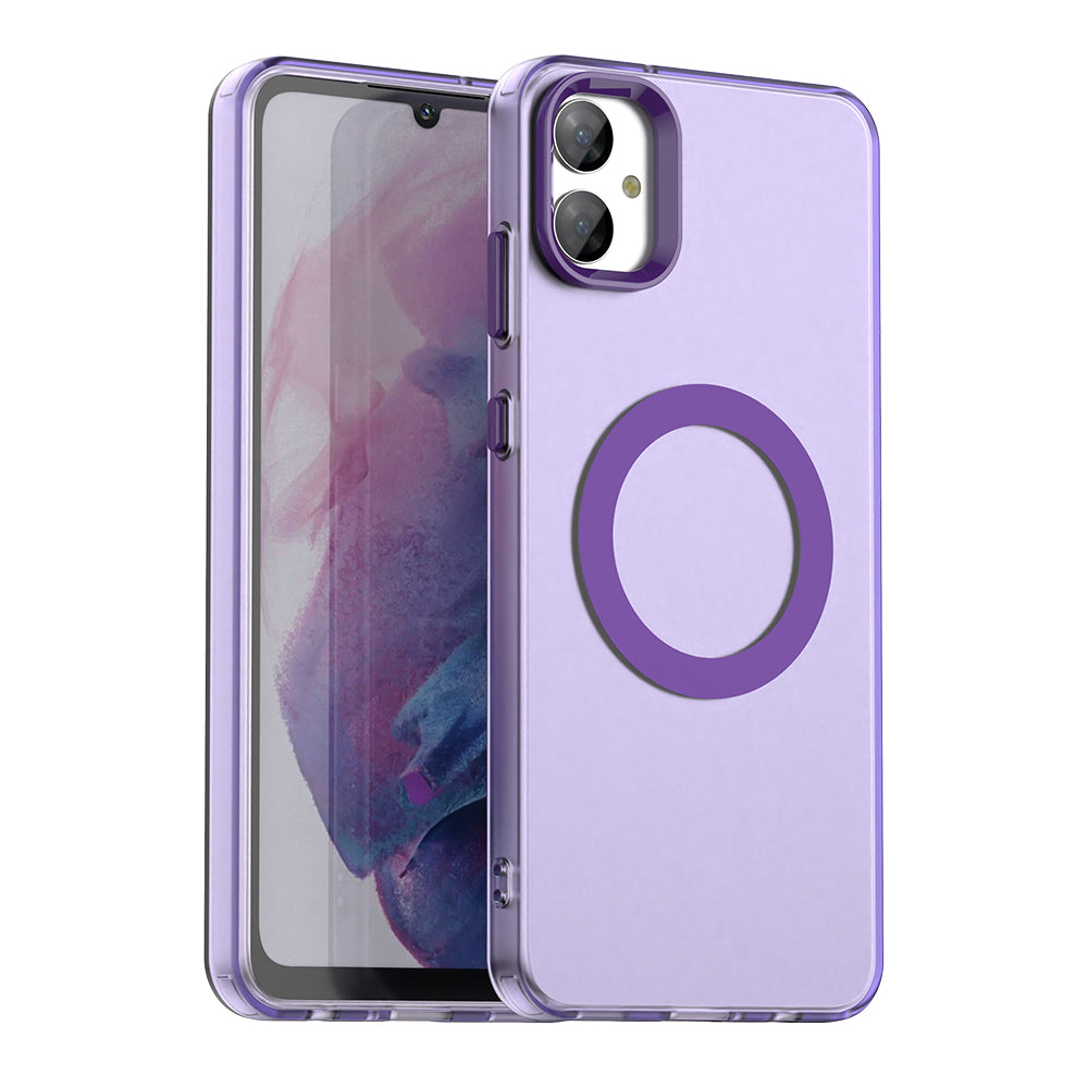 Etui MagSafe do Samsung Galaxy A05 A055, Techsuit, CandyCase, Fioletowy