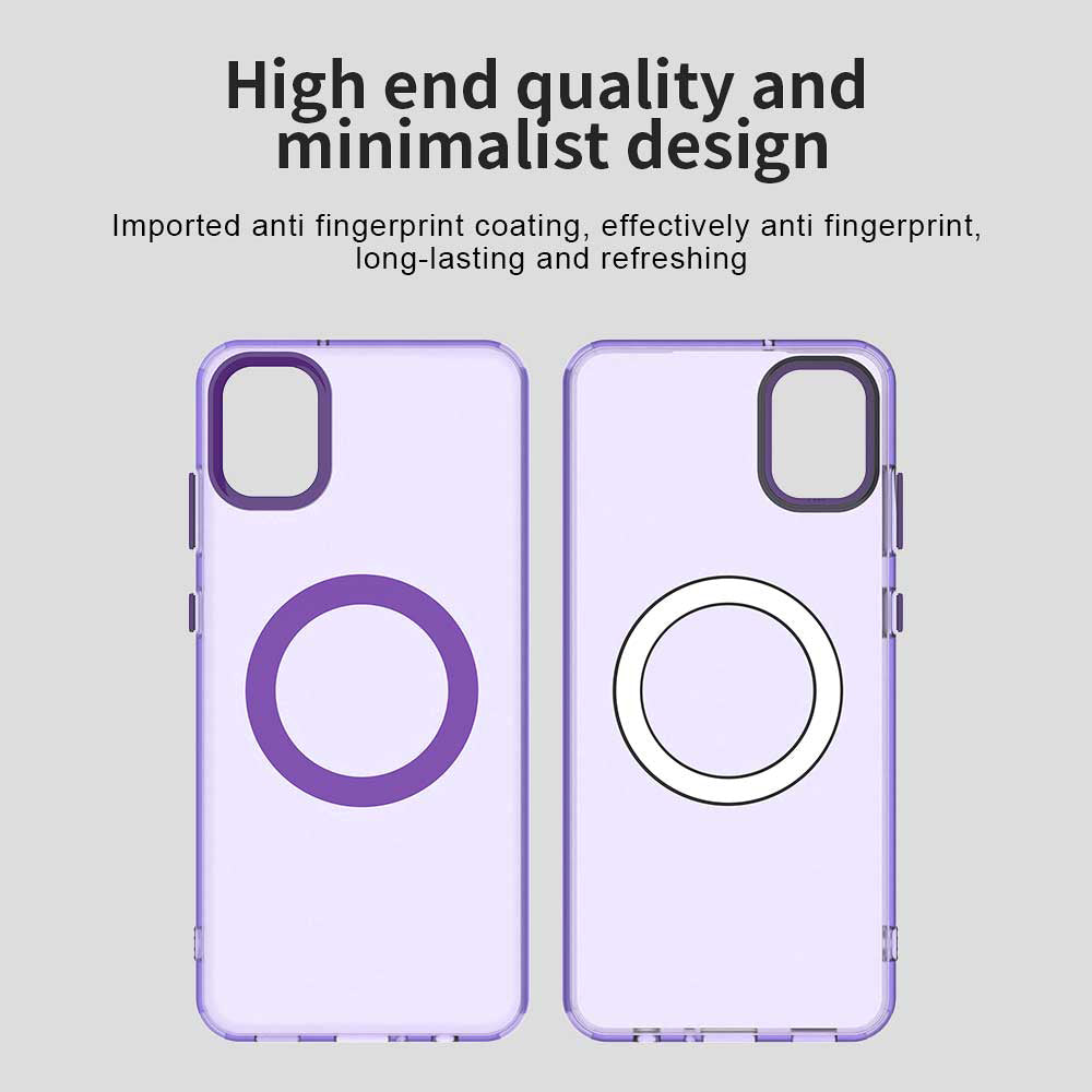 Etui MagSafe do Samsung Galaxy A05 A055, Techsuit, CandyCase, Fioletowy