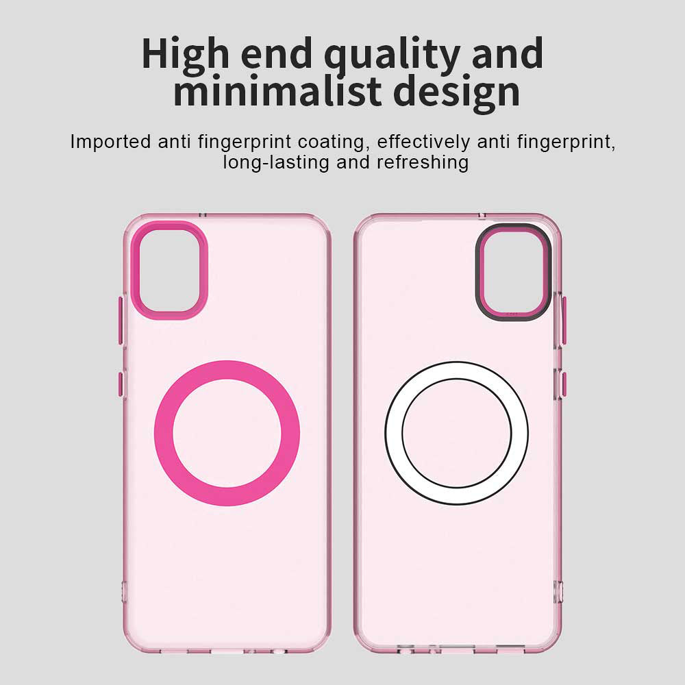Etui MagSafe do Samsung Galaxy A05 A055, Techsuit, CandyCase, Różowe