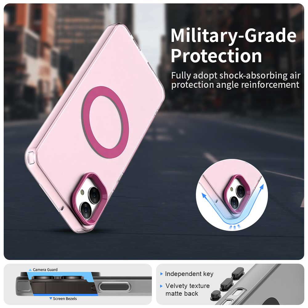 Etui MagSafe do Samsung Galaxy A05 A055, Techsuit, CandyCase, Różowe