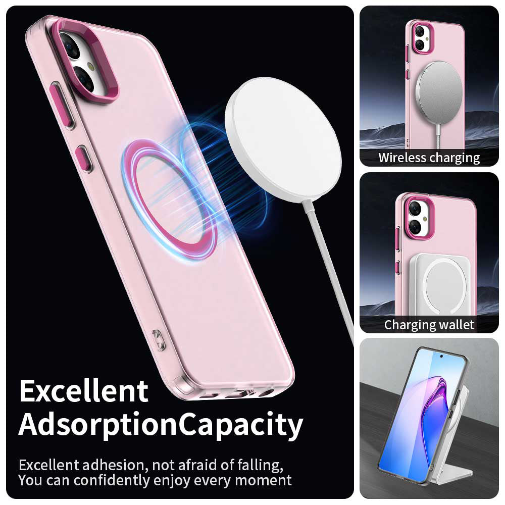 Etui MagSafe do Samsung Galaxy A05 A055, Techsuit, CandyCase, Różowe