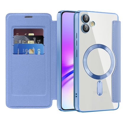 Etui MagSafe do Samsung Galaxy A05 A055, Techsuit, SmartMag Book, Niebieski
