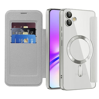 Etui MagSafe do Samsung Galaxy A05 A055, Techsuit, SmartMag Book, Szary