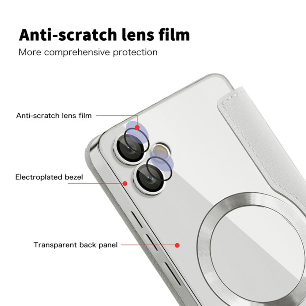 Etui MagSafe do Samsung Galaxy A05 A055, Techsuit, SmartMag Book, Szary