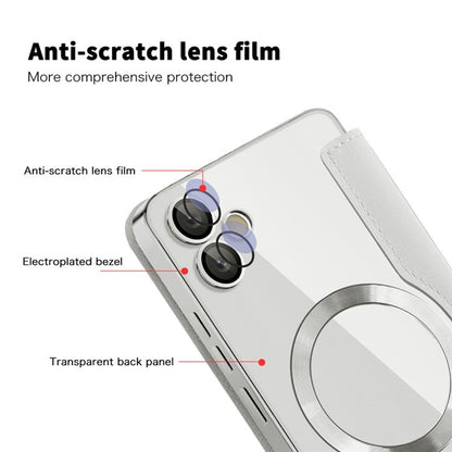 Etui MagSafe do Samsung Galaxy A05 A055, Techsuit, SmartMag Book, Szary