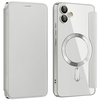 Etui MagSafe do Samsung Galaxy A05 A055, Techsuit, SmartMag Book, Szary
