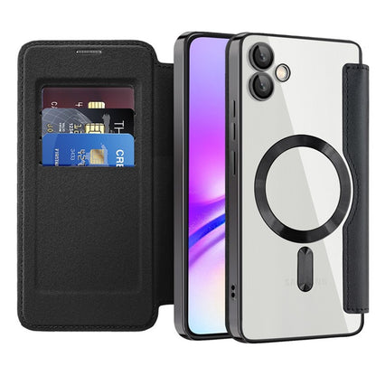 MagSafe Case for Samsung Galaxy A05 A055, Techsuit, SmartMag Book, Black