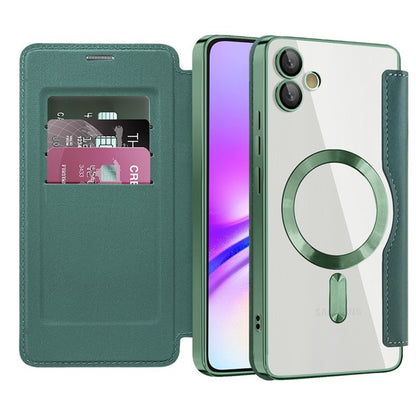Etui MagSafe do Samsung Galaxy A05 A055, Techsuit, SmartMag Book, Zielony