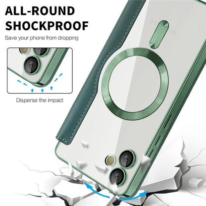 Etui MagSafe do Samsung Galaxy A05 A055, Techsuit, SmartMag Book, Zielony