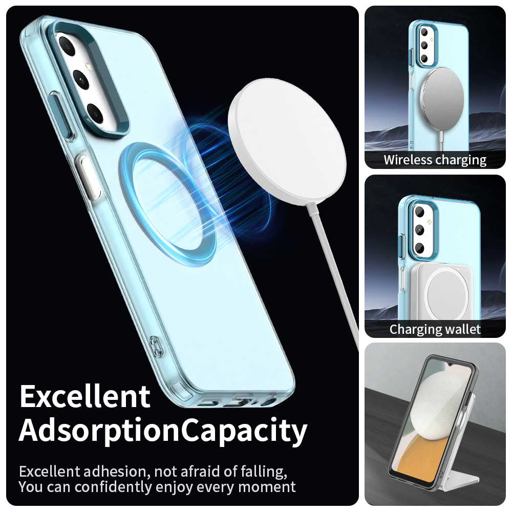 Etui MagSafe do Samsung Galaxy A05s A057, Techsuit, CandyCase, Niebieskie