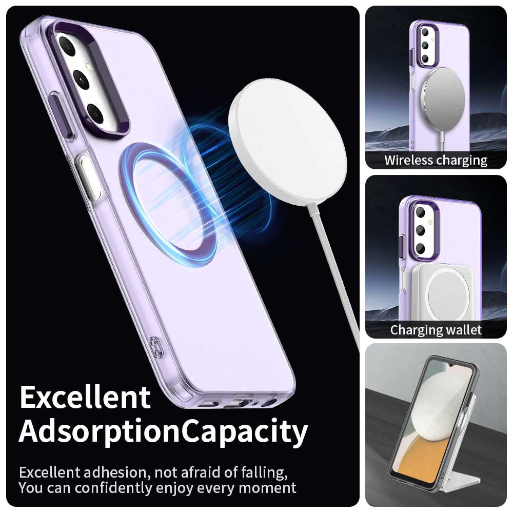 Etui MagSafe do Samsung Galaxy A05s A057, Techsuit, CandyCase, Fioletowy