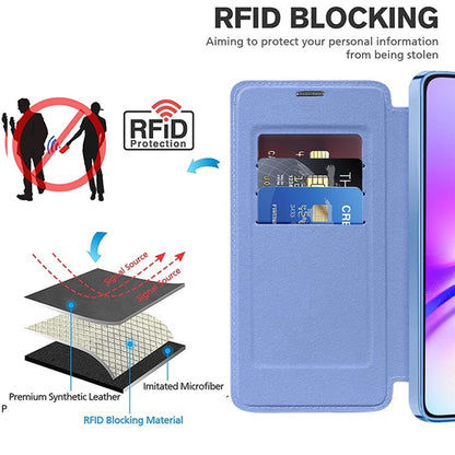 Etui MagSafe do Samsung Galaxy A05s A057, Techsuit, SmartMag Book, Niebieski