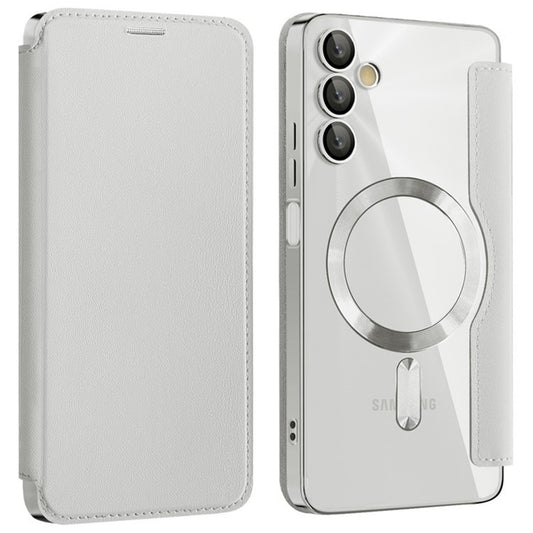 Etui MagSafe do Samsung Galaxy A05s A057, Techsuit, SmartMag Book, Szary